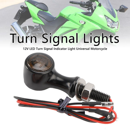 Indicatore di direzione a LED da 12 V, 8 mm, universale per moto Suzuki