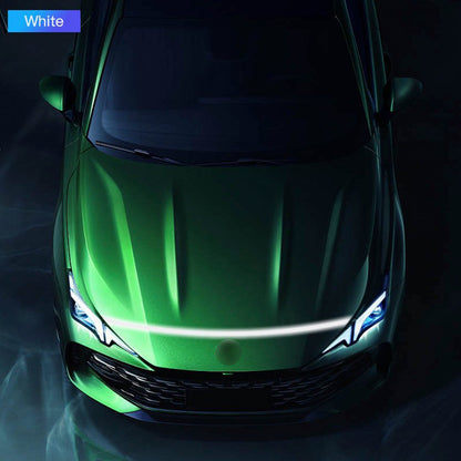 Striscia di luci diurne a LED per cofano auto con avvio dinamico flessibile della scansione