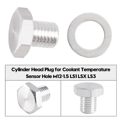 Tappo testata per sensore temperatura liquido refrigerante M12-1,5 LS1 LSX LS3 551158