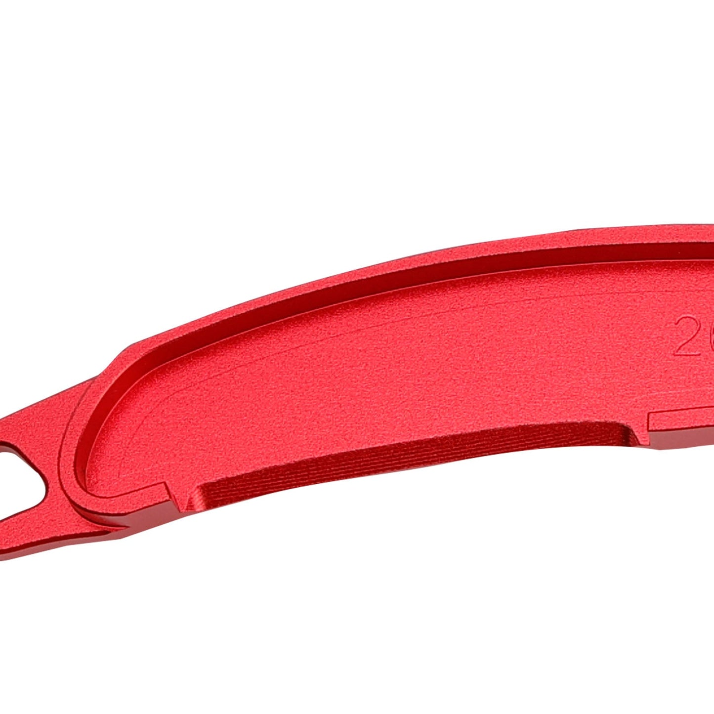 Palette del cambio al volante per Mitsubishi ASX 2013-15 in alluminio rosso
