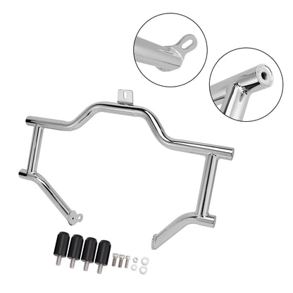 Protezione paraurti antiurto cromata per Road King Police FLHP 2014-2023