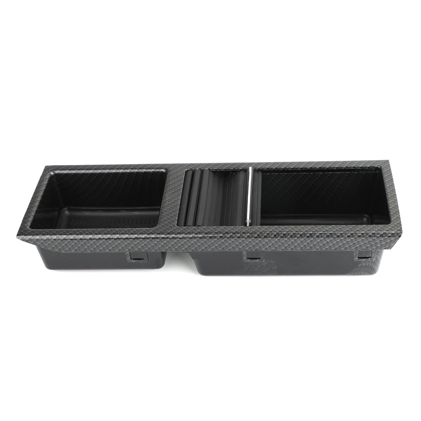 1998-2007 BMW E46 Serie 3 Portacoppa di stoccaggio della console centrale anteriore in carbonio