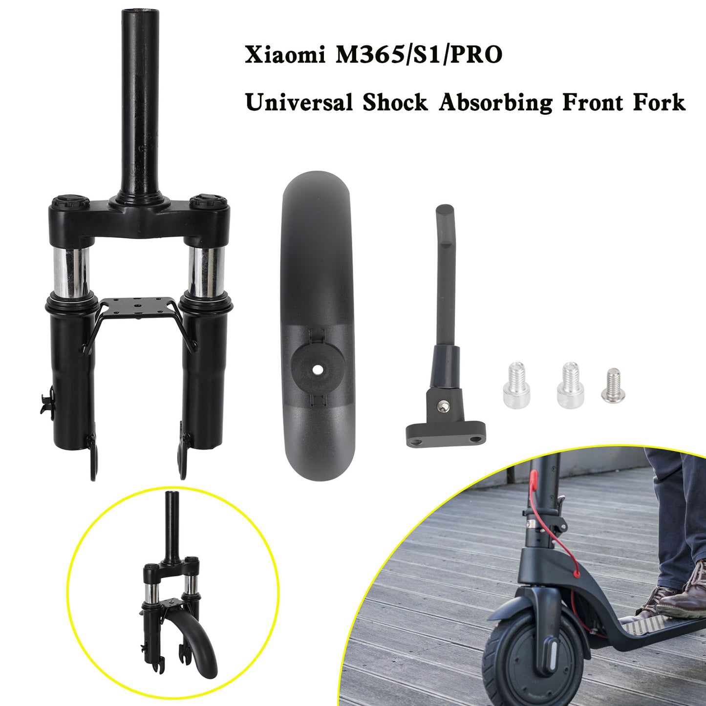 Kit ammortizzatore idraulico Ammortizzatore forcella anteriore per scooter Xiaomi M365/PRO/1S