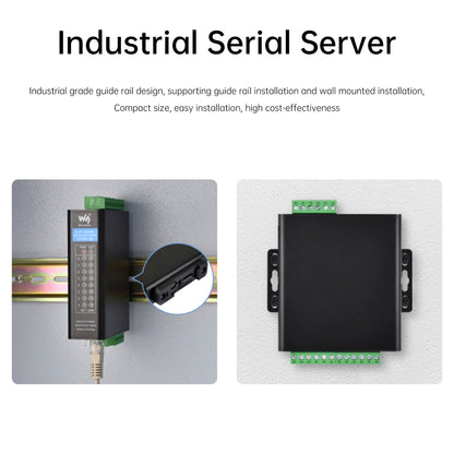 Modulo porta seriale industriale isolato Gateway Ethernet RS485 a RJ45 a otto vie