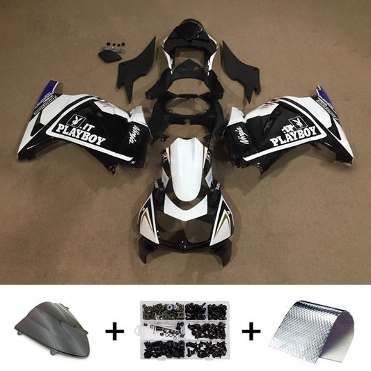 Kit carenatura iniezione in plastica ABS adatto per Kawasaki EX250 Ninja250R 2008-2012