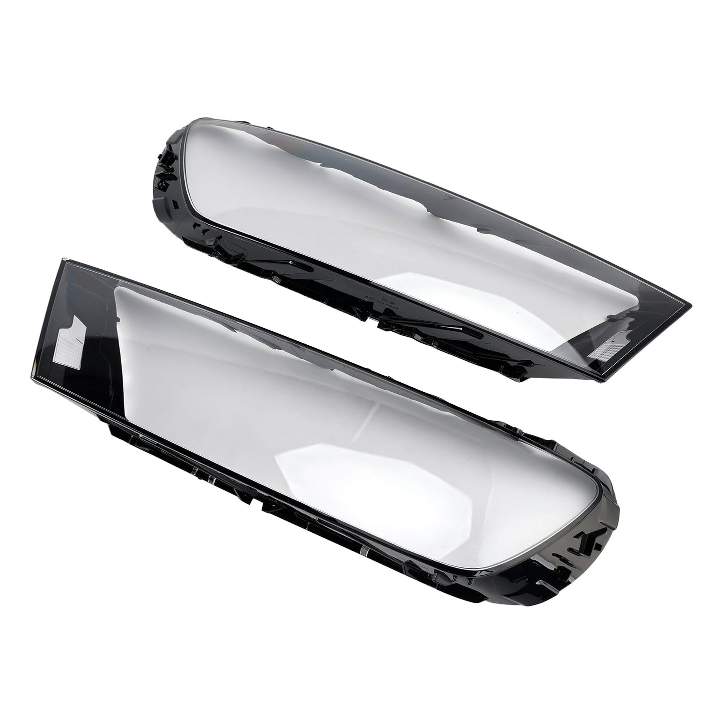 2016-2019 Per Audi Q7 Coppia Copertura lente faro auto LH+RH Colla per guscio paralume