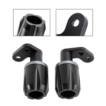 Protezione telaio antiurto CNC Kawasaki Zx-6R Zx 6R 2024-2025 Nero Nero