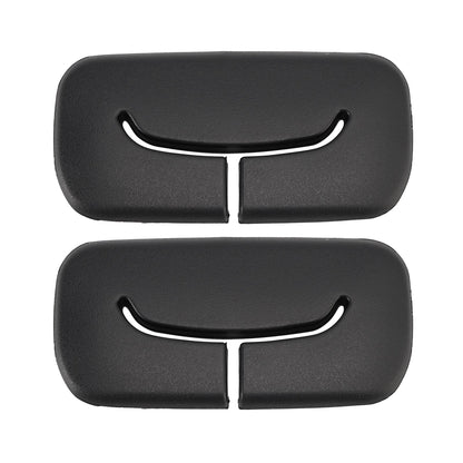 2 cornici nere per cinture di sicurezza posteriori 1AP31DX9AA per Jeep Wrangler JK 2011-2018