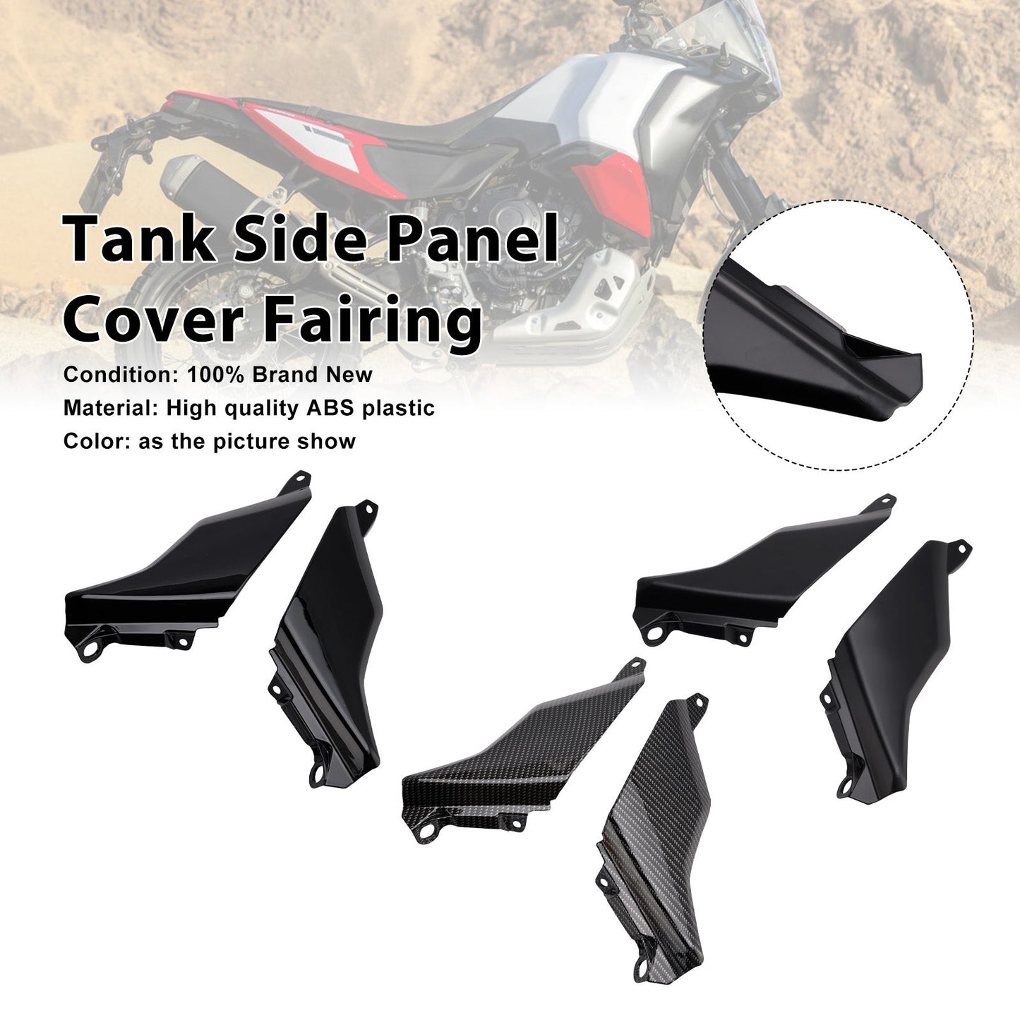 Copertura laterale del serbatoio/carenatura per Yamaha Tenere 700 2025-2026