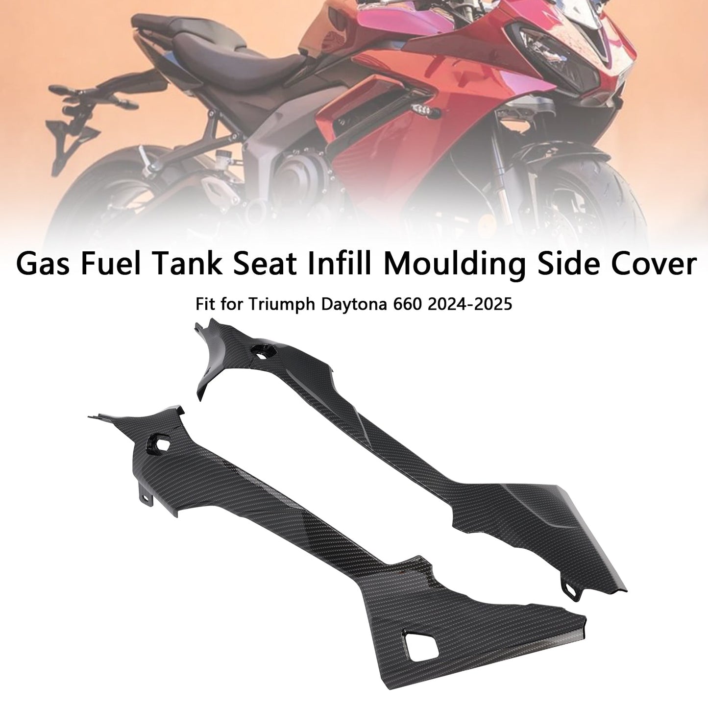 Copertura laterale del rivestimento del serbatoio del carburante Daytona 660 2024-2025