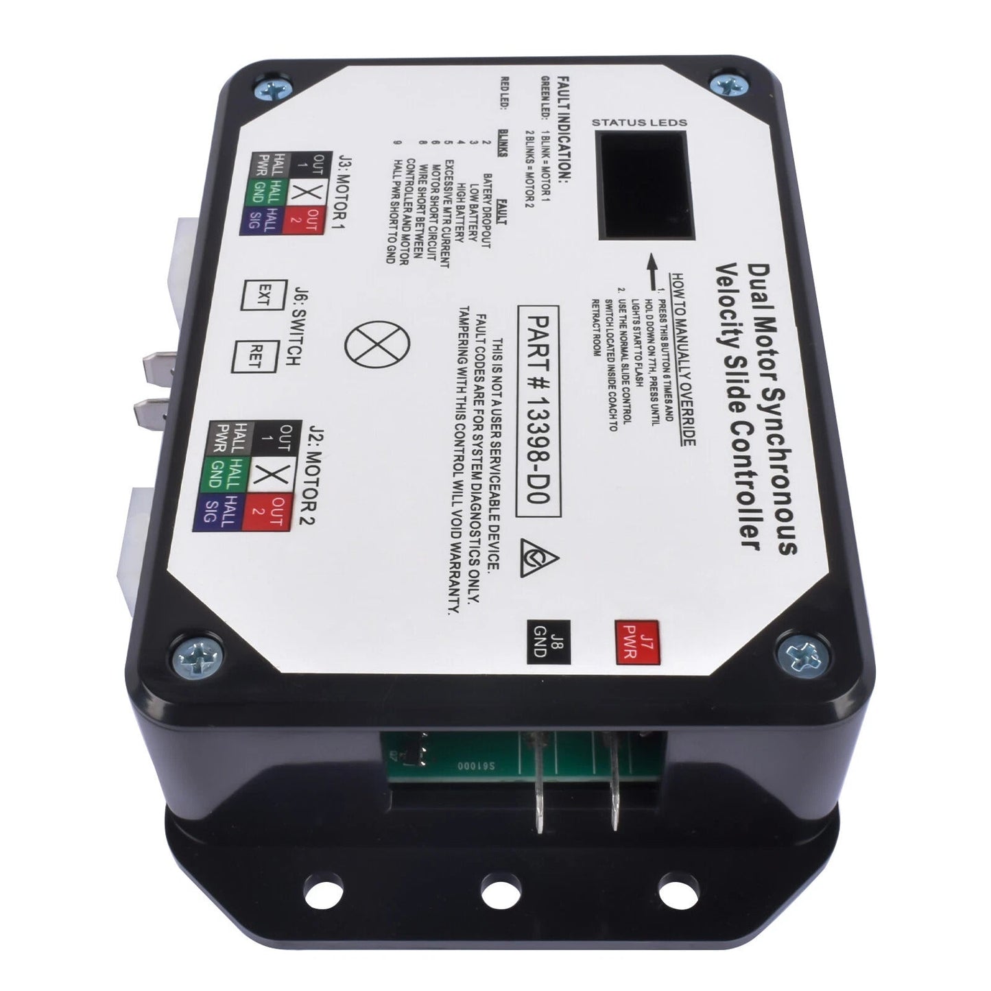 13398-D0 Controller di scorrimento della velocità sincrona a doppio motore per Lippert V-Sync II