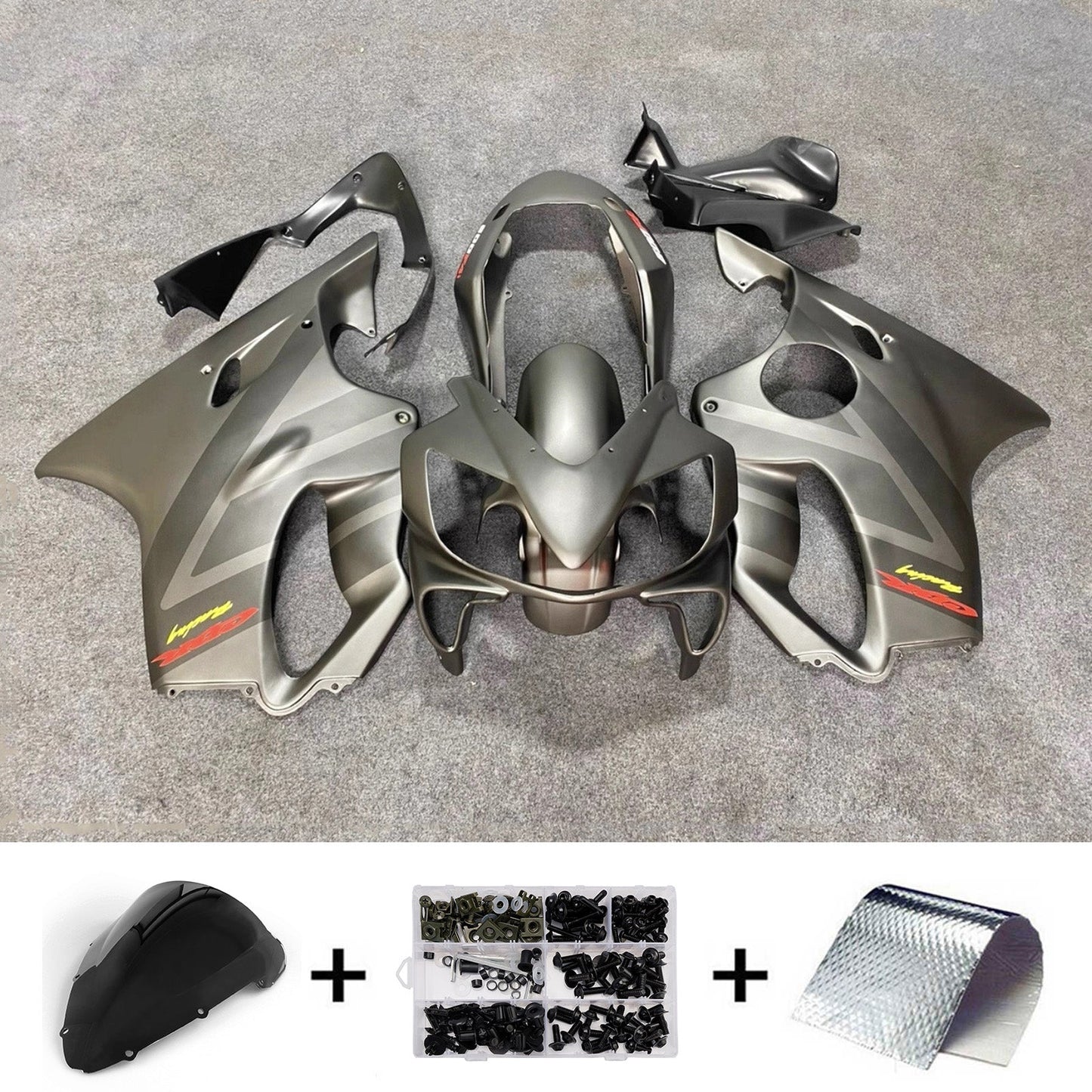 Kit di carene in plastica ABS stampate a iniezione per Honda CBR600 F4i 2004-2007