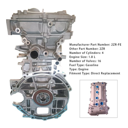 Nuovo motore 2ZRFE per Toyota Matrix COROLLA 1.8L Dual VVti 4 cilindri