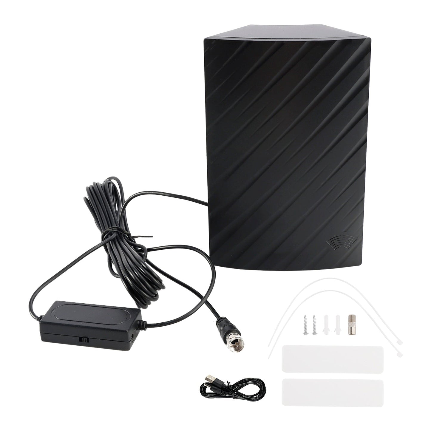 Antenna TV per interni ed esterni con doppio amplificatore Antenna TV DVB-T2 per la casa