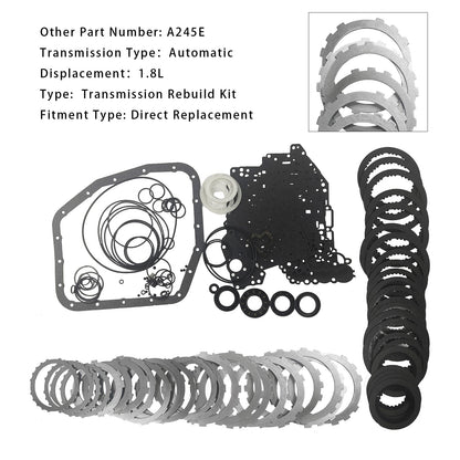 Kit di ricostruzione del cambio principale TOYOTA COROLLA 4 marce FWD L4 1.8L A245E 1993-2008, dischi frizione