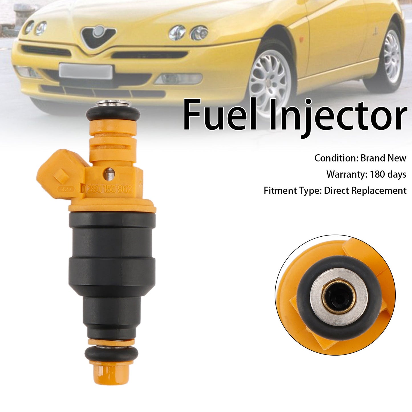 1 iniettore di carburante 0280150962 adatto per Opel Senator B 3.0L 1988-1993 93208787