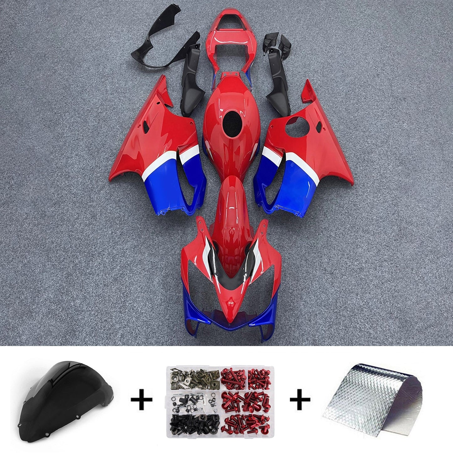 Kit di carene in plastica ABS stampate a iniezione per Honda CBR600 F4i 2001-2003