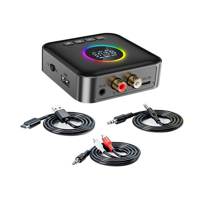 5.4 Adattatore audio ricevitore Bluetooth Trasmettitore FM Disco U senza perdita da uno a due