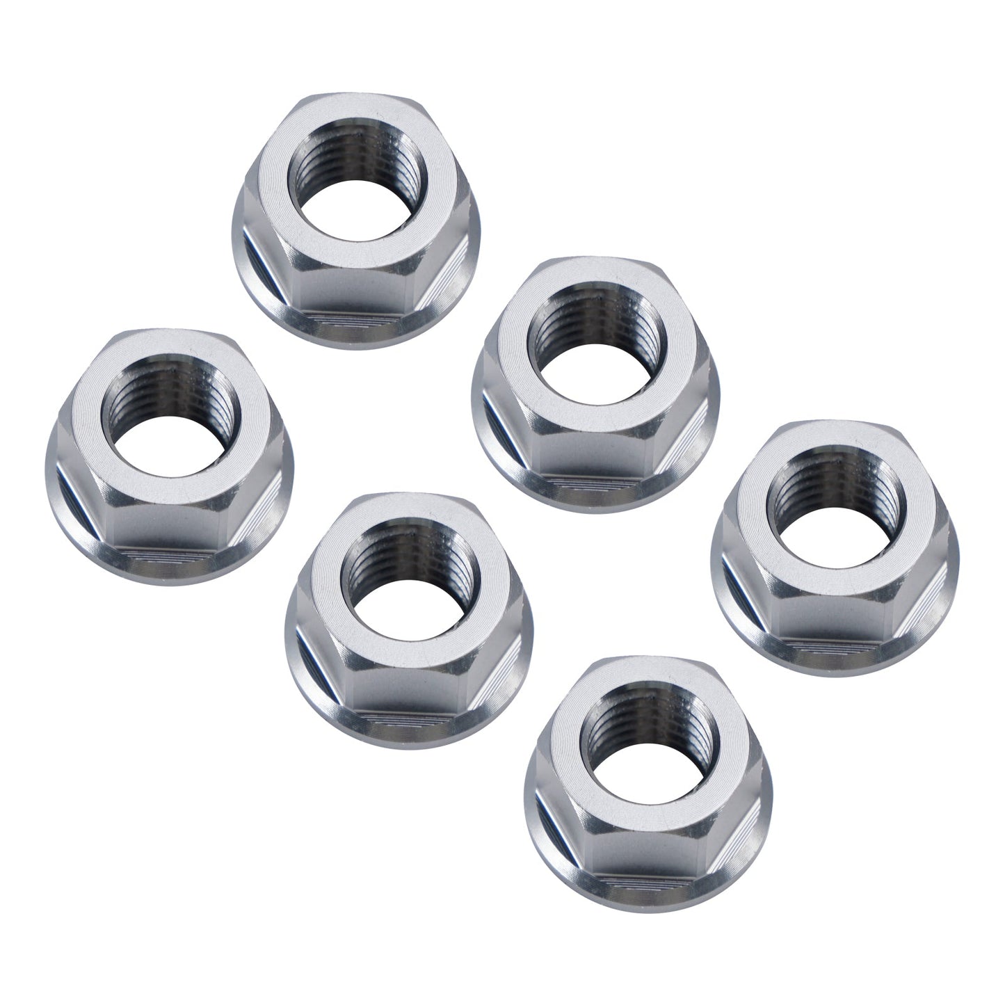 Kit dado corona posteriore M10x1,5mm grigio per Aprilia RSV RSV4 1000R Factory 2004-2016