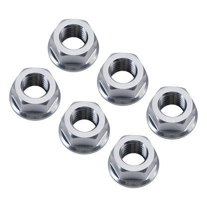 Kit dado corona posteriore M10x1,5mm grigio per Aprilia RSV RSV4 1000R Factory 2004-2016