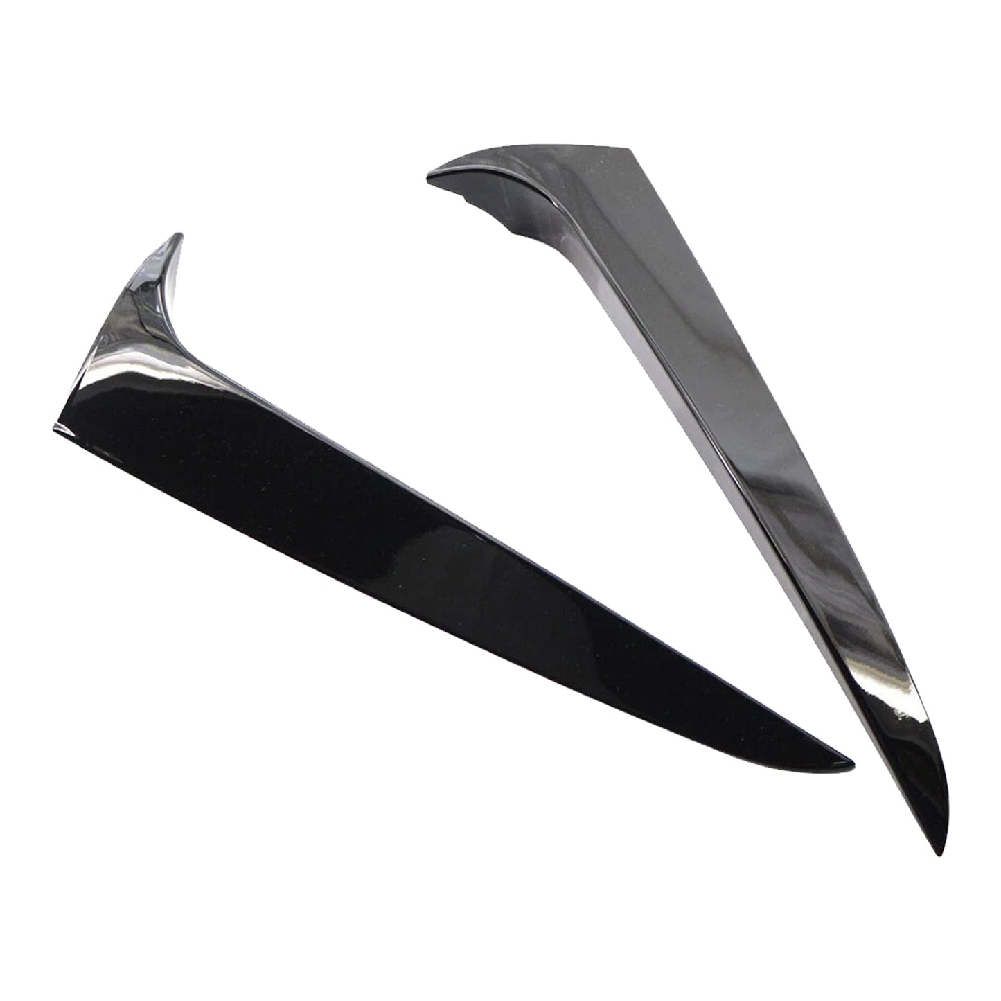 Spoiler laterali per lunotto posteriore BMW X3 F25 2011-2017, nero lucido, coppia