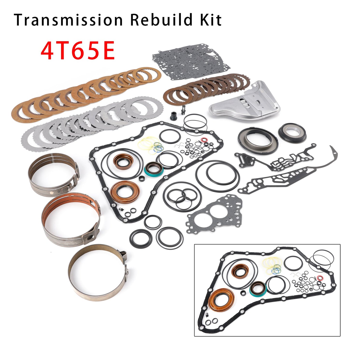 Kit di ricostruzione completo del cambio principale 4T65E con fascette filtranti per Chevrolet