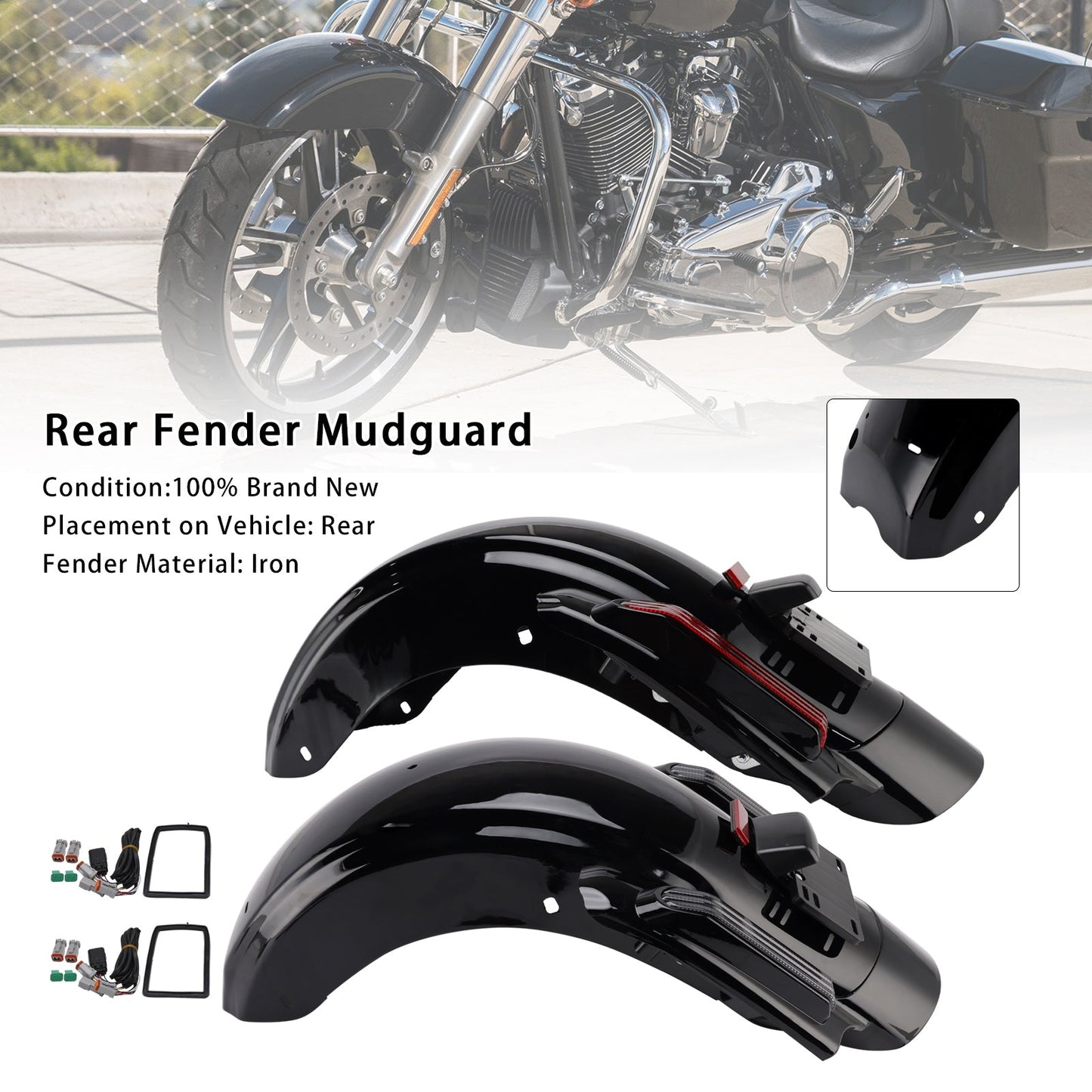 Sistema parafango posteriore Harley Touring Street Glide Ultra 2025