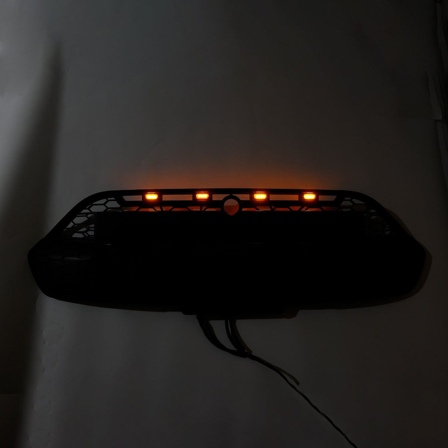 2013-2017 Ford Transit Custom Griglia per paraurti anteriore nera opaca con LED