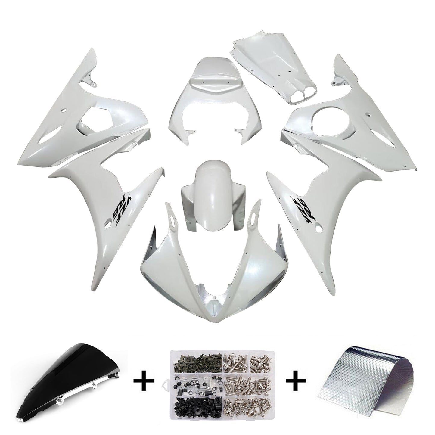 Kit carenatura iniezione per Yamaha YZF-R6 2003-2004 R6S 2006-2009