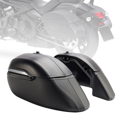 Borsa laterale in poliuretano per Kawasaki Vulcan S 650 Vn/En650 2015-2023, nera