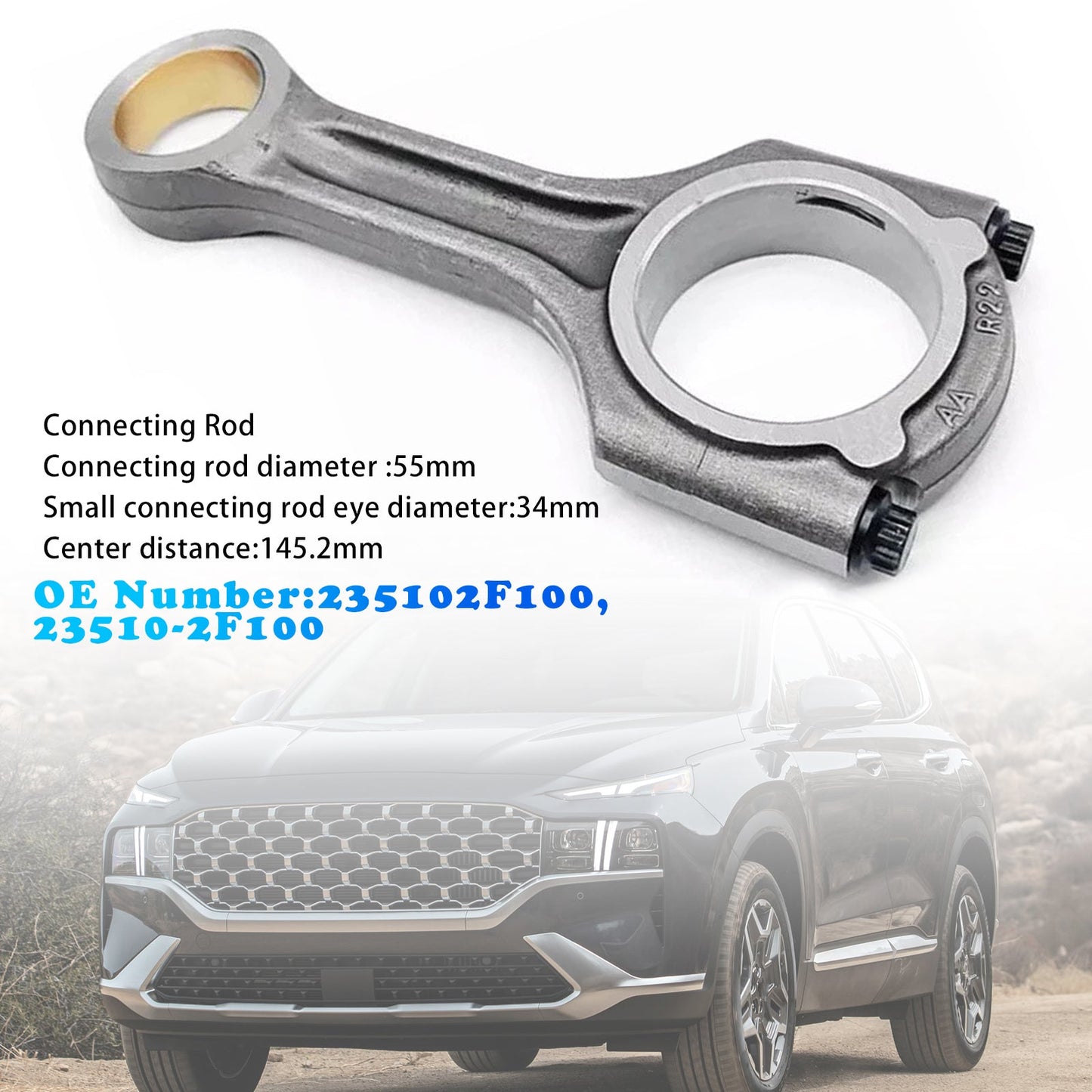 Biella 23510-2F100 per motore Hyundai Maxcruse Santa Fe 2.2L CRDI D4HB
