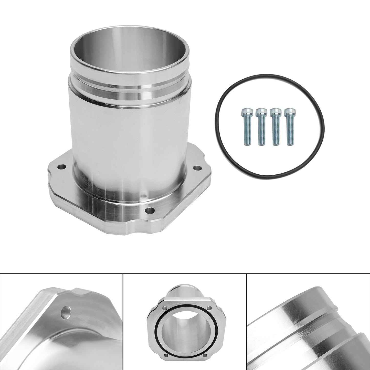 Eliminazione della valvola a farfalla del riscaldatore della griglia in alluminio billet Duramax 6.6L LML 2011-2016