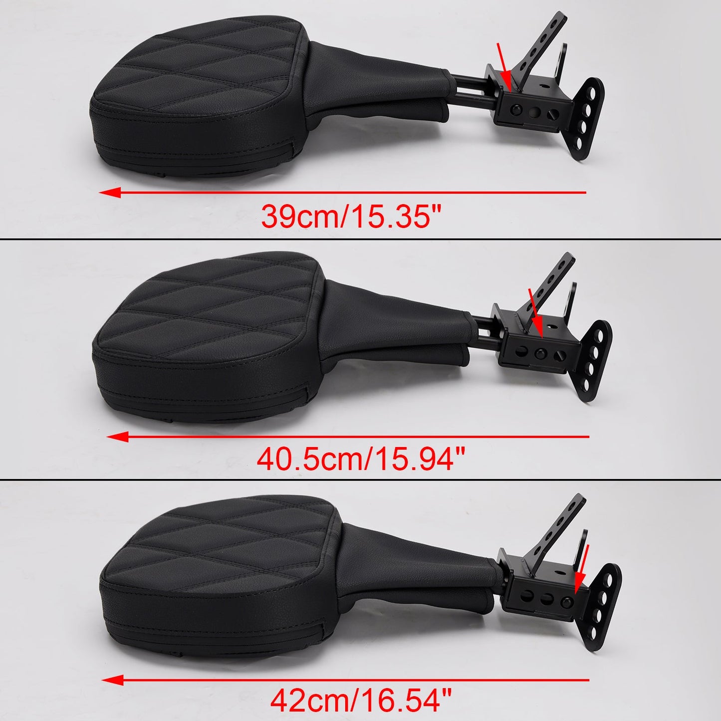 Cuscino per schienale conducente adatto per Street Electra Road Glide Road King Tri Glide 09-25