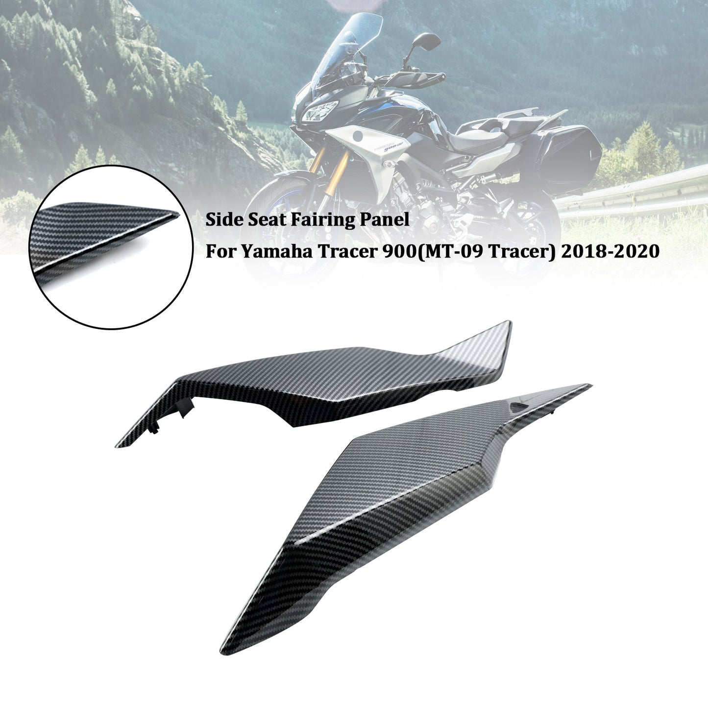 Pannello carenatura laterale posteriore Yamaha Tracer 900 / GT 2018-2020