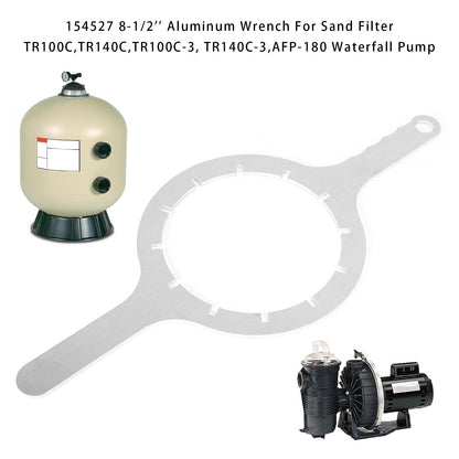 154527 Chiave in alluminio da 8-1/2'' per filtro a sabbia TR100C TR140C, TR100C-3, TR140C-3