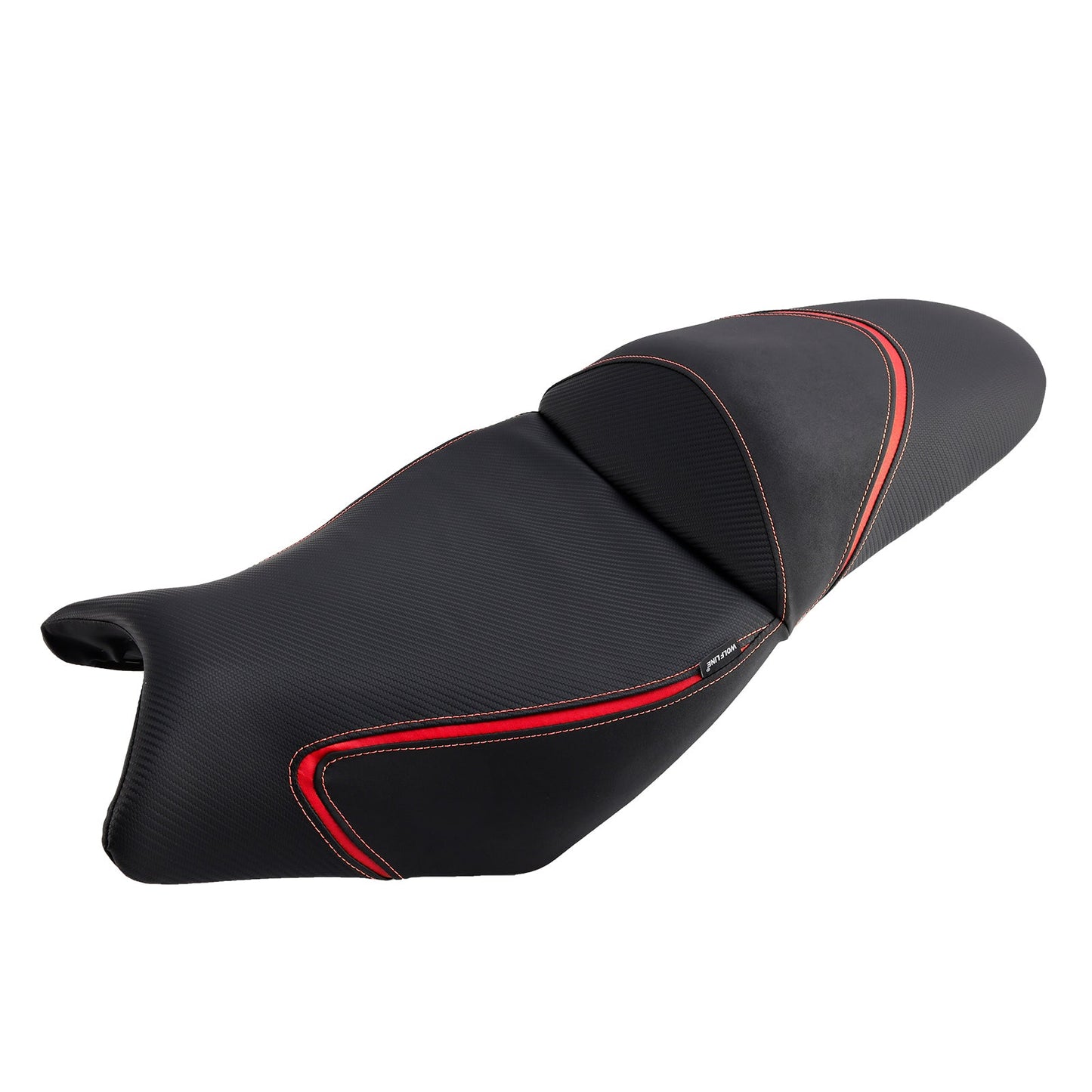 Cuscino anteriore posteriore per sedile passeggero Kawasaki Versys650 2022-2024 rosso
