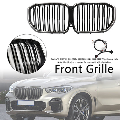Griglia anteriore a doppio rene nera BMW X5 G05 M-Performance 2019-2022 51137454887