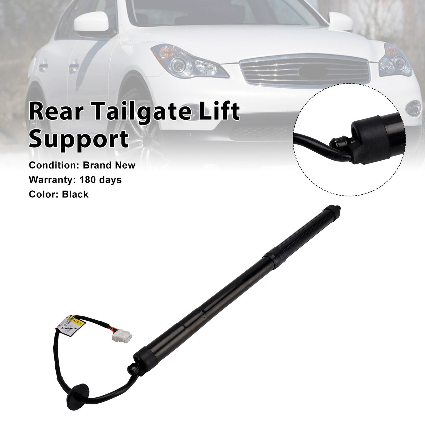 1 pz. Ammortizzatore elettrico posteriore per portellone posteriore 905603FY0A, compatibile con Infiniti EX35 FX35 FX50 QX70