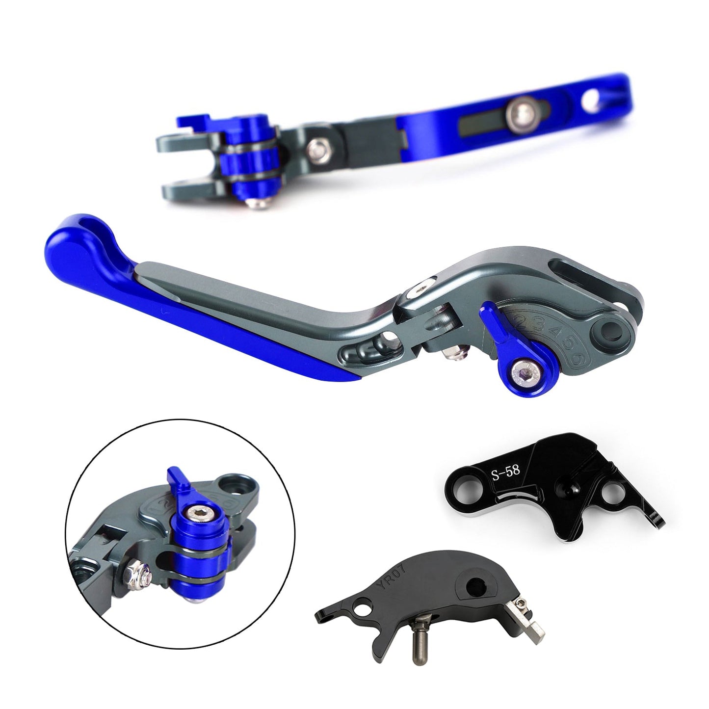 Leva freno frizione regolabile YAMAHA YZF R7 MT-10/SP FZ-10/SP 2022-2023