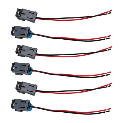 Cablaggio a treccia per connettore iniettore carburante 6 pezzi, adatto per Ford e Chevy