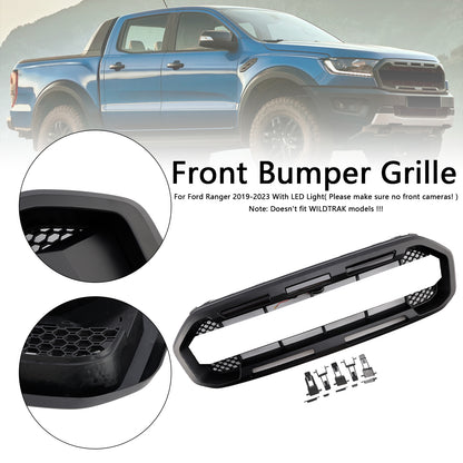 Griglia paraurti anteriore stile Raptor nera adatta per Ford Ranger 2019-2023