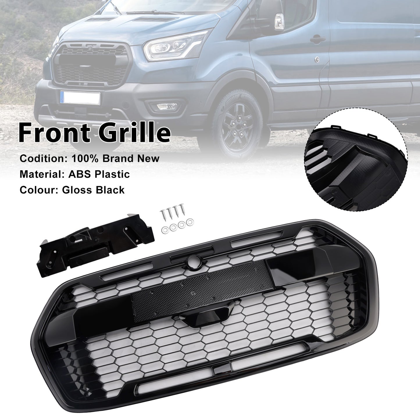 Griglia paraurti anteriore Ford Transit MK8 Trail Raptor Style dal 2019 in poi 2467809