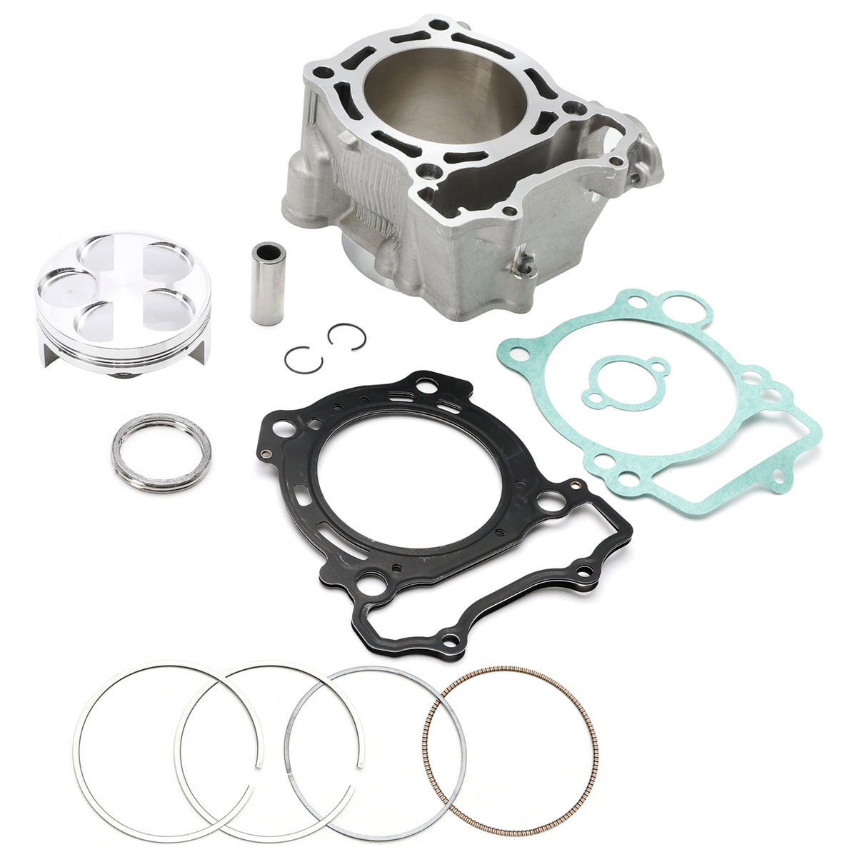 Kit di ricostruzione della parte superiore del cilindro e del pistone da 77 mm adatto per Yamaha 01-13 YZ250F WR250 YZ 250F