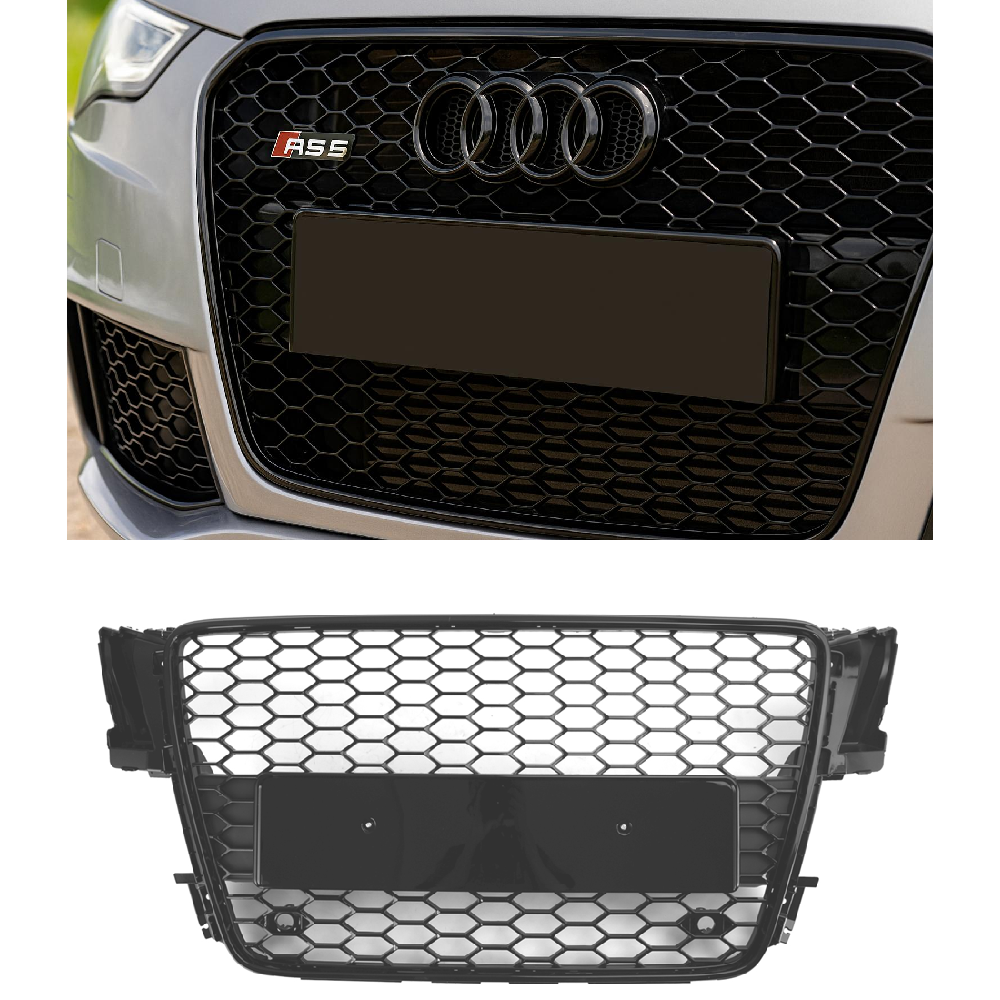 Griglia Anteriore RS5 Style a Nido d’Ape per Audi A5 S5 B8 2008-2012