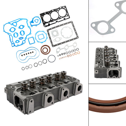 Per ESCAVATORE KUBOTA U25S KX41-2S KX41-2 3 cilindri Testata completa + guarnizione