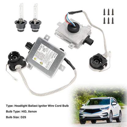 2012-2015 Acura ILX XENON fari HID Zavorra e accenditore e D2 33119TA0003 Lampadina 2 pezzi