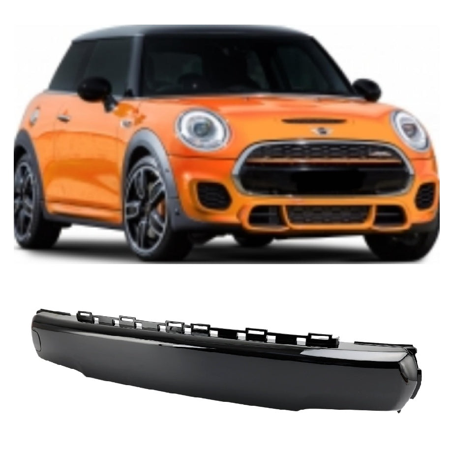 Copri targa anteriore nero lucido Per Mini F55 Cooper S 09/13-12/21 51117337791