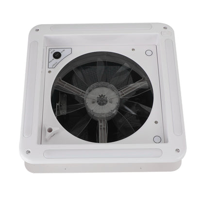 12V 6W Manuale sfiato tetto roulotte da 14 "RV Ventola per camper luce a LED