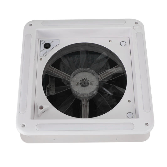 Con LED 0.7A 12V Manuale sfiato tetto roulotte da 14 "RV per camper