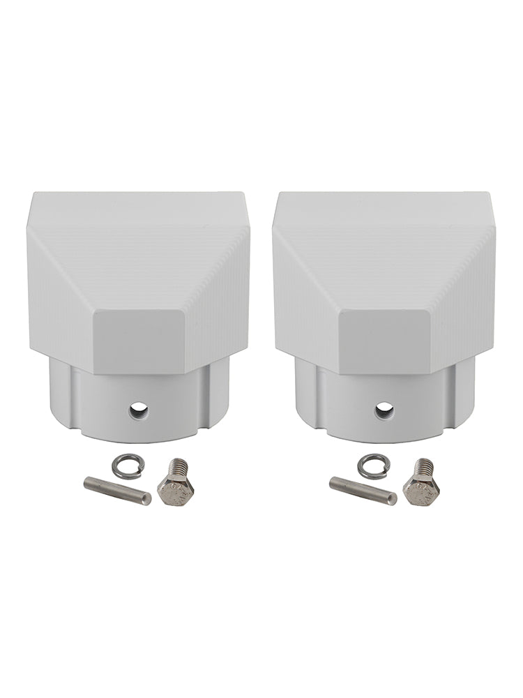 2 pezzi di ricambio in alluminio per tappo terminale solido per tenda da sole Dometic SUNCHASER II